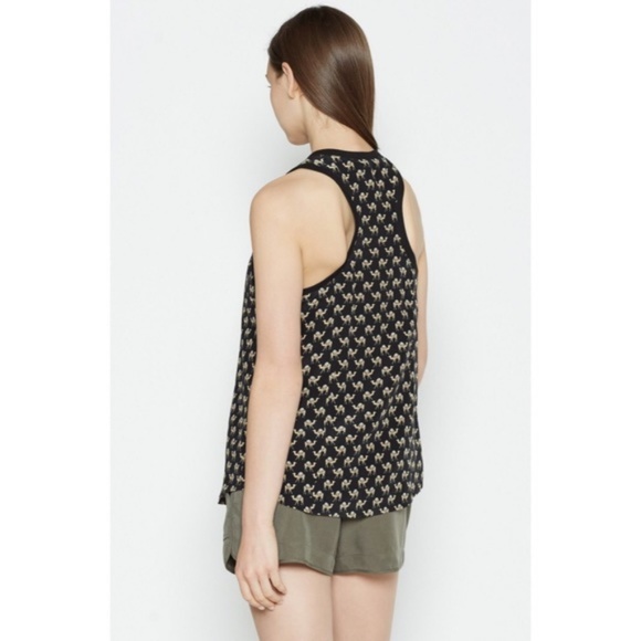 ❌SOLD❌ [Joie] Silk Camel Racerback Pocket Tank Top - Picture 2 of 8